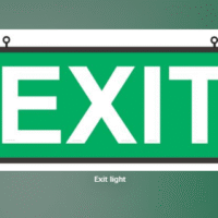 Exit light led