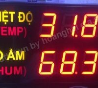 Bảng led đo nhiệt độ, độ ẩm